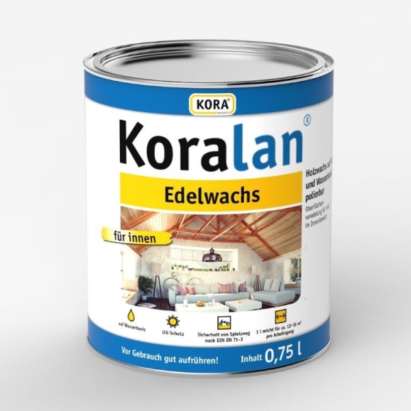 Koralan Edelwachs Sonderfarbtöne in RAL oder NCS nach Wunsch